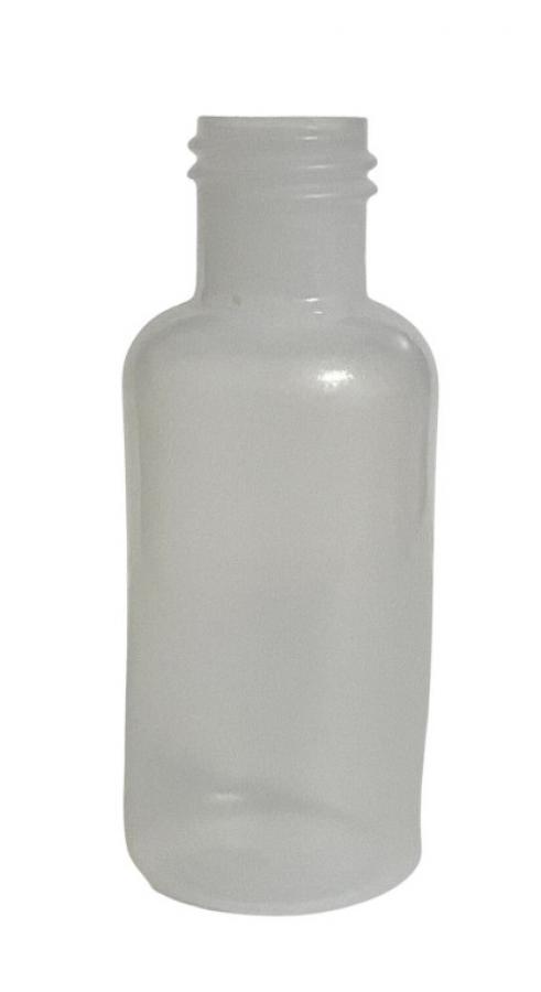 .5 oz. (1/2 oz) Natural 15-415 Boston Round LDPE Semi-Opaque Plastic Squeezable Bottle-Flip Top Dispensing Cap