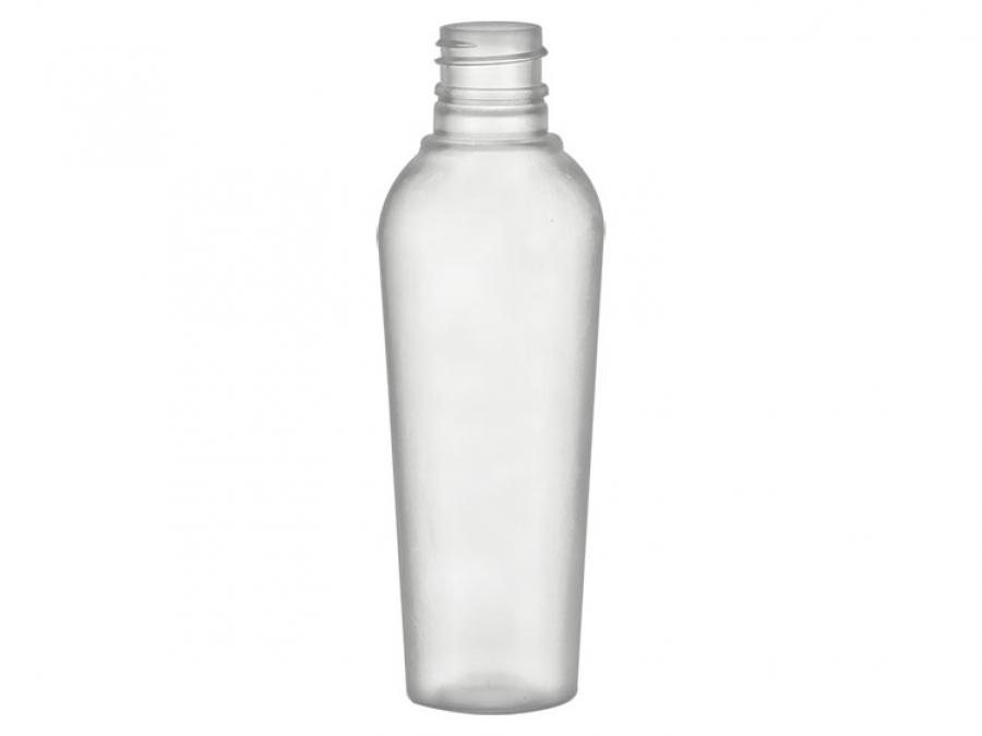 2 oz. Frosted 20-415 PET (BPA Free) Plastic Tapered Oval Bottle