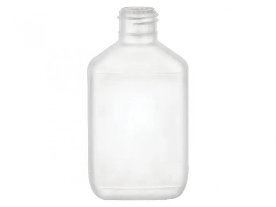 4 oz. Natural Century Oval Semi-Opaque HDPE 24MM Squeezable Plastic Bottle (DPG)