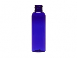 2 oz. Blue Cobalt 20-410 PET (BPA Free) Plastic Bullet Round Bottle w/ Fine Mist Sprayer or Lotion Pump (2 pc.) 30% OFF (Stock Item)