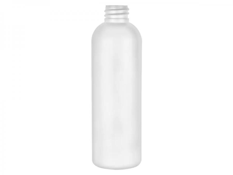 4 oz. White 20-410 HDPE Plastic Round Bullet Bottle