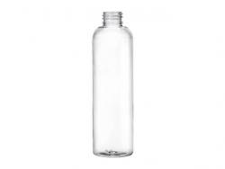 8 oz. Clear 24-410 PET (BPA Free) Plastic Round Bullet Bottle (Stock)