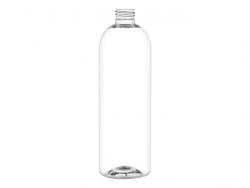 16 oz. Clear Bullet Round 24-410 PET Plastic BPA FREE Bottle w/ Lotion Pump or FM Sprayer