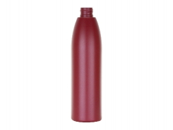 12 oz. Cranberry Tapered Bullet (Evolution) Round 24-410 HDPE Opaque Slightly Squeezable Plastic Bottle (Surplus)