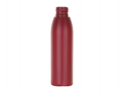 4 oz. Cranberry Tapered Bullet (Evolution) Round 24-410 HDPE Opaque Slightly Squeezable Plastic Bottle (Surplus)