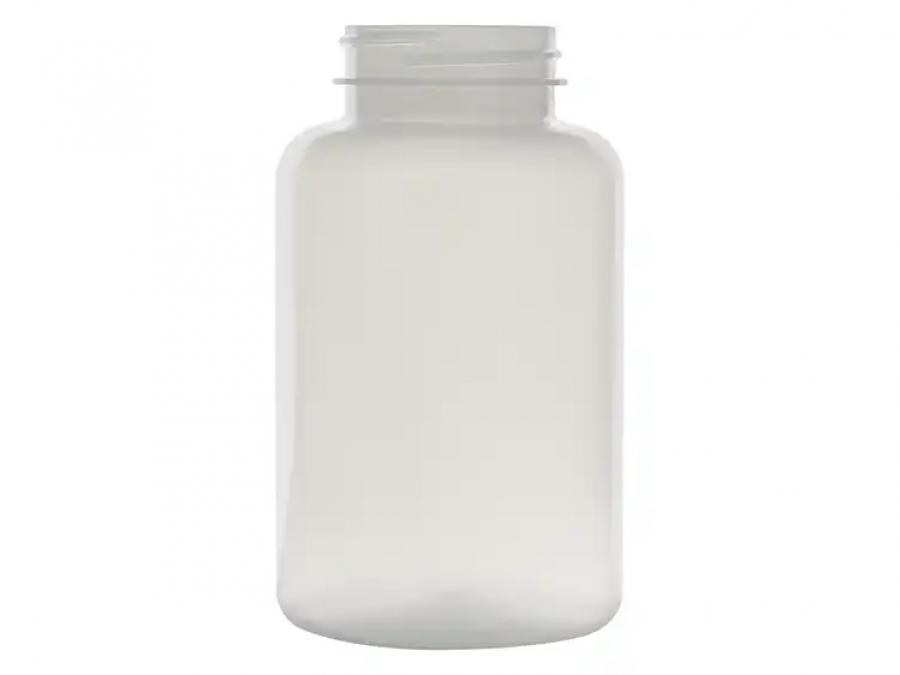10 oz. Frosted Pearl (300 cc) 45-400 PET Round Plastic Packer Bottle
