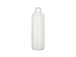 3.33 oz. Natural Bullet Round (100 ML) 24-410 HDPE Semi-Opaque Plastic Bottle