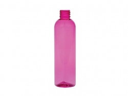 4 oz. Pink 20-410 Semi-Translucent PET Plastic Round Bullet Bottle (Silgan)