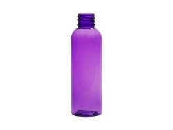 2 oz. Purple 20-410 PET (BPA Free) Plastic Bullet Round Bottle