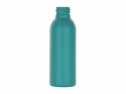 2 oz. Teal 20-410 Round HDPE Plastic Bullet Bottle w/ Non Dispensing Cap