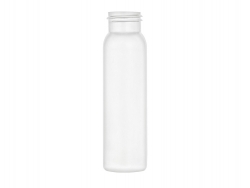 2 oz. White LDPE Bullet (Imperial) Round 24-410 Opaque Squeezable Plastic Bottle