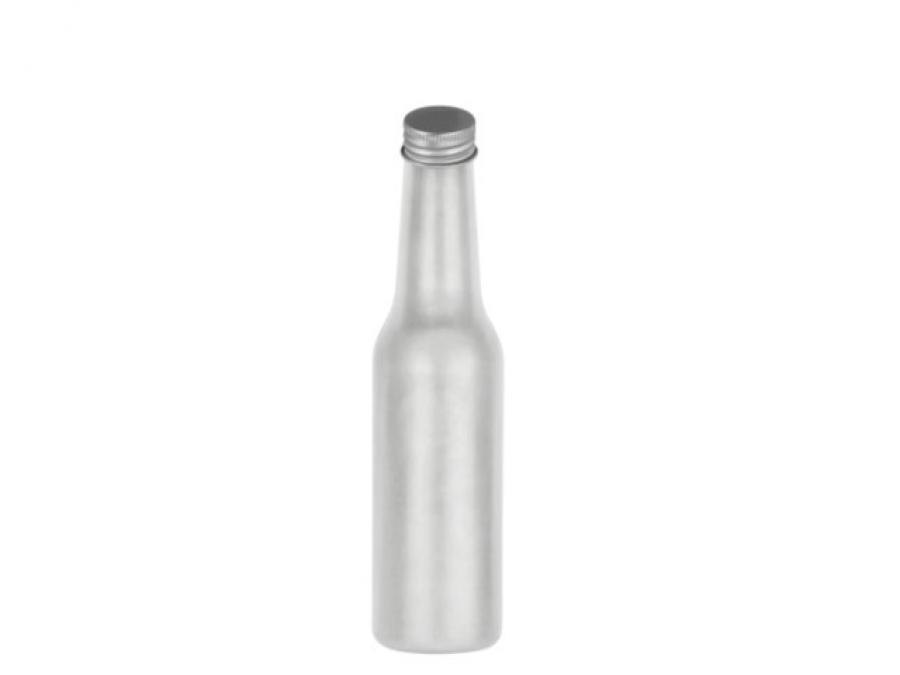 5 oz. White HDPE Opaque 24-400 Plastic Woozy Bottle-Metal CT Cap