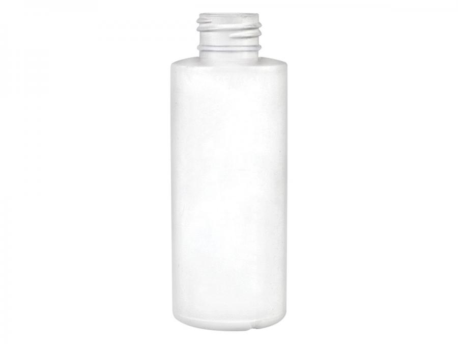 2 oz. White 20-410 Cylinder Round Squeezable LDPE Opaque Plastic Bottle-Cook Plastics