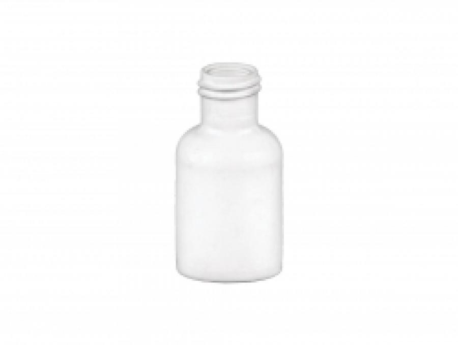 .33 oz.-1/3 oz-10 cc-White 15-415 Boston Round LDPE Plastic Bottle No Tinture