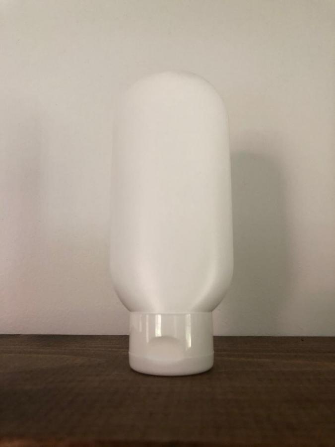 6 oz. White Tottle HDPE 22-400 Plastic Bottle with White Dispensing Cap