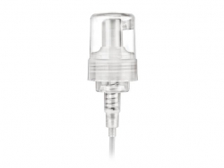 43 mm Natural SF II Plastic (PureFoam) Foamer Pump w/ .7 ml Output & 6 1/4 in. dip tube