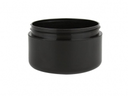 1/2 oz. Black Shiny Plastic Double Wall 48-400 PP Jar w/ HDPE Inner Jar (Stock Item) 1/2 oz. Black Shiny Plastic Double Wall 48-400 PP Jar w/ HDPE Inner Jar (Stock Item)