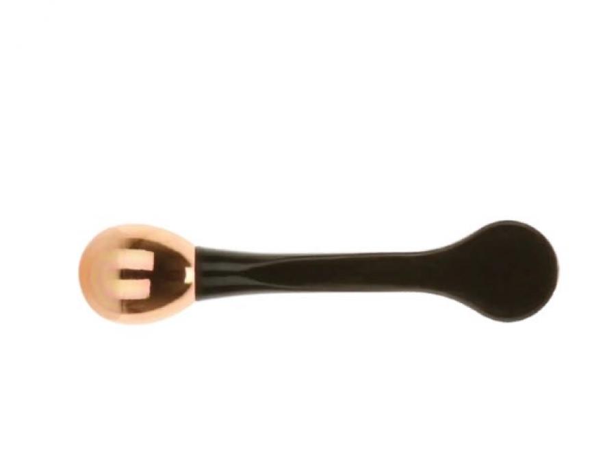 2 1/4 in. Long Black-Copper Makeup Spatula with a 1/2 in. Copper Massage Bulb