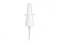 20-410 White Nasal Fine Mist Plastic PP Sprayer- .12ml Per Pump OP-3.75 in. DT