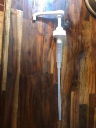 38-400 White Plastic Lotion-Soap Pump w/ 5 ML (.17 oz.) (1 tbsp.) Output & 11 1/4 in. DT-VOLUME DISCOUNTS