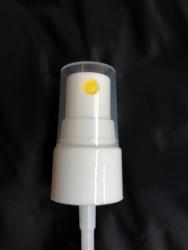 20-410 White Smooth PP Plastic Fine Mist Pump Sprayer-Yellow Insert-6 in. DT (Surplus Item)