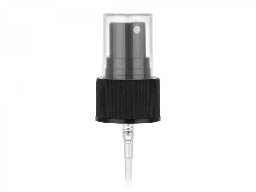 24-410 Black Ribbed Fine Mist Pump Sprayer-190 MCL OP-6 7/8 in. DT (KATA)