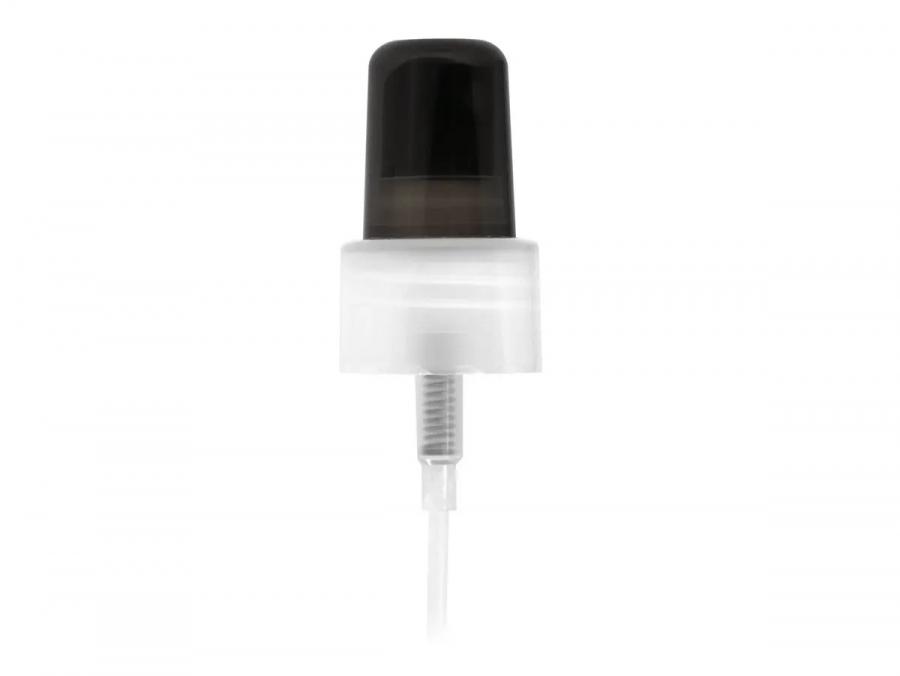24-410 Natural-Black Smooth PP Plastic FM Sprayer-Black Translucent Hood-7 1/6 in. DT