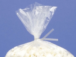 1 pk. Clear plastic ties 4 in. length (100 ties to pack)