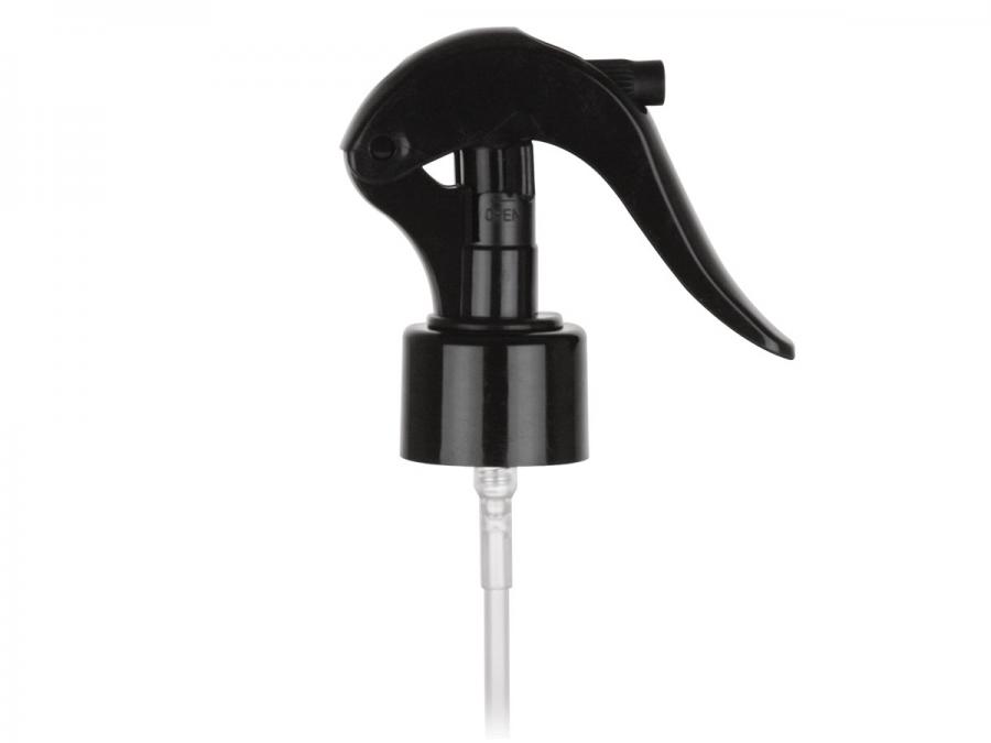 24-410 Black Smooth Mini Trigger Sprayer-6 5/8 in. DT-Ship Clip (Surplus)