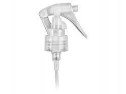24-410 Natural Smooth PP Plastic Mini Trigger Sprayer-Ship Clip-7 3/4 n. DT-.25 ml OP