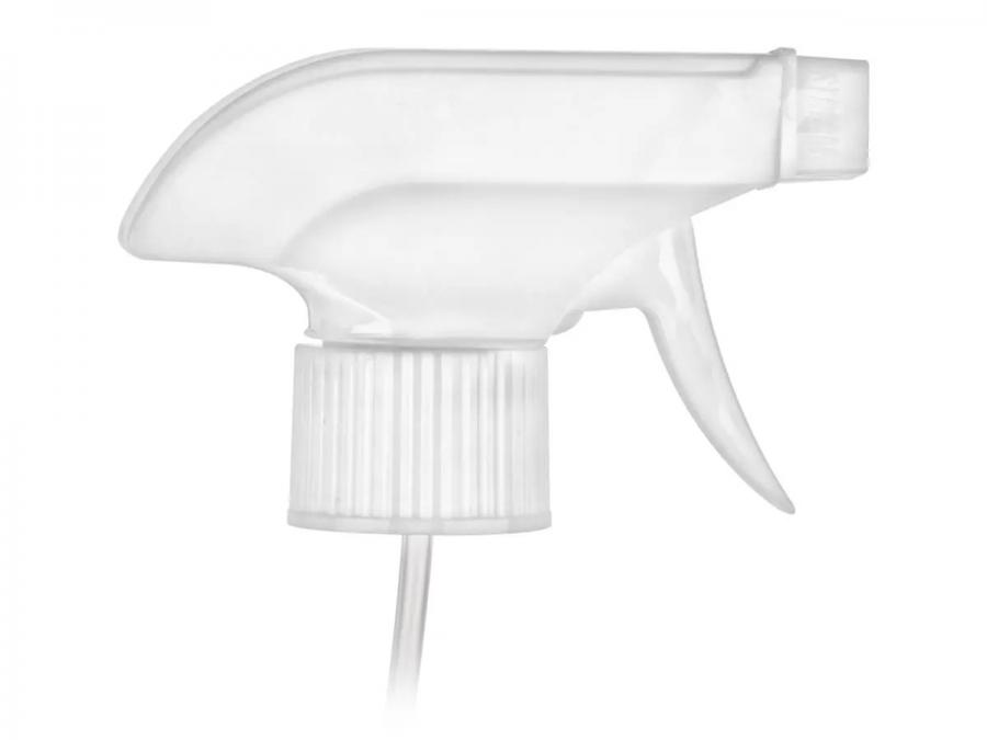 28-410 White PP Plastic Trigger Sprayer-9 1/4 in. DT-Spray-Stream-Off Nozzle