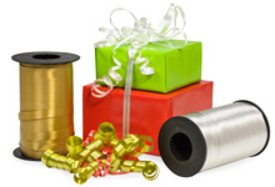 Curling Ribbon 3/16 in. wide offered in Asst Colors (500 yd Spool) MIX & MATCH-VOLUME DISCOUNTS