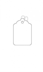 Price Tags w/ Strings Small (100 ct) (7/8 in x 1-5/16 in)