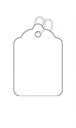 Price Tags w/ Strings Medium (100 ct) (15/16 in x 1-1/2 in)