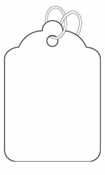 Price Tags w/ Strings XLarge (100 ct) (1-7/16 in x 2-1/8 in)