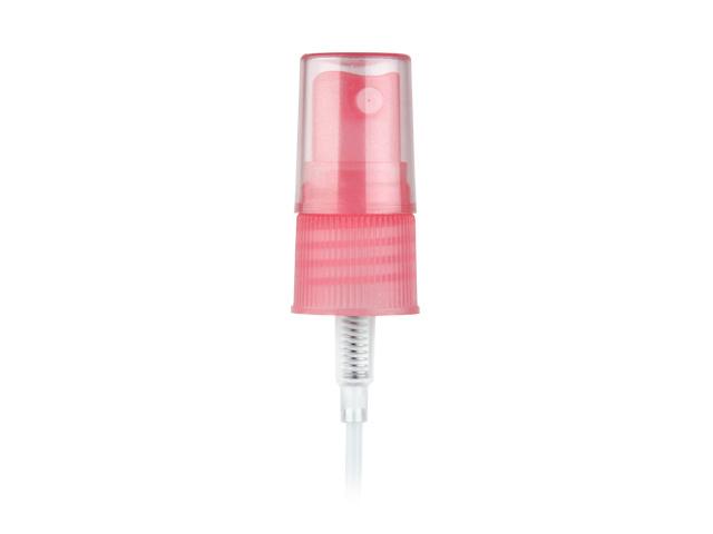 18-415 Pink Translucent Metallic Fine Mist Pump Sprayer w/ Pink Tinted Hood w/ 3 in. dip tube