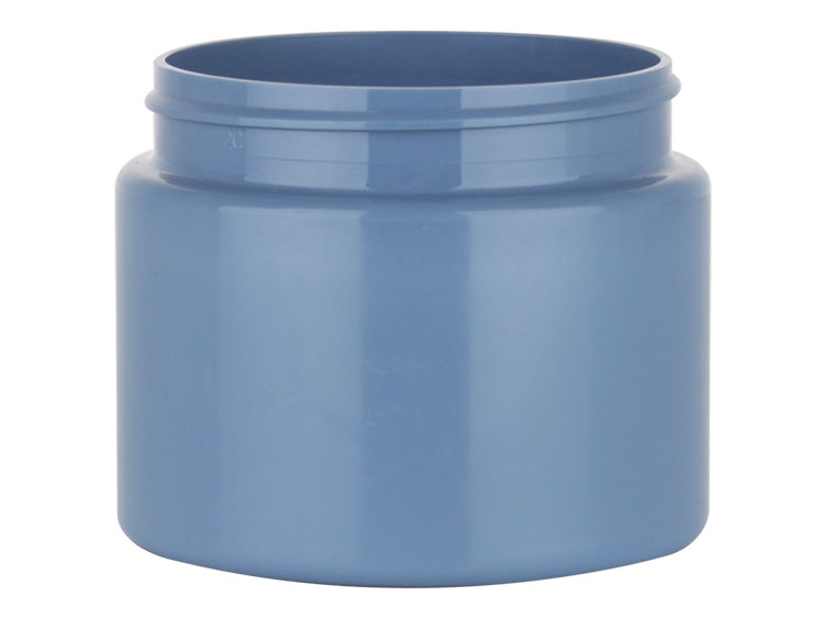 08 oz Blue Basic Plastic Jar - 70/400 - Wholesale Supplies Plus