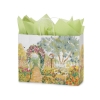 16 in. x 6 in. x 12 in. Large (Vogue) Watercolor Gardens Paper Gift Bag 100% Recycled VOLUME DISCOUNTS