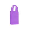 Small (Rose) Lavender Plastic Frosted Gift Bag (5.5 in. x 3.25 in x 8 in) 100% Recycled VOLUME DISCOUNTS