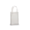 Small (Rose) Clear Plastic Frosted Gift Bag (5.5 in. x 3.25 in x 8 in) 100% Recycled VOLUME DISCOUNTS