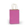 Pink Lipstick Small (Rose) Paper Kraft Gift Bag (5.5 in. x 3.25 in. x 8 in.) 100% Recycled