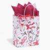 8 in. x 4.75 in. x 10 in. Medium (Cub) Celebration Bows Paper Gift Bag