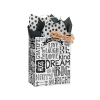 8 in. x 4.75 in. x 10 in. Medium (Cub) Chalkboard Sentiments Paper Gift Bag 100% Recycled VOLUME DISCOUNTS
