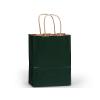 Hunter Green Medium (Cub) Paper Kraft Gift Bag (8 in. x 4.75 in. x 10 in.) 100% Recycled