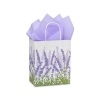8 in. x 4.75 in. x 10 in. Medium (Cub) Lavender Field Paper Gift Bag 100% Recycled VOLUME DISCOUNTS
