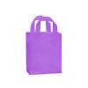 Medium (Cub) Lavender Mist Frosted Plastic Gift Bag (8 in. x 4 in. x 10 in.) 100% Recycled VOLUME DISCOUNTS