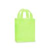 Medium (Cub) Key Lime Frosted Plastic Gift Bag (8 in. x 4 in. x 10 in.) 100% Recycled VOLUME DISCOUNTS