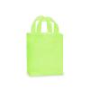 Medium (Cub) Key Lime Frosted Plastic Gift Bag (8 in. x 4 in. x 10 in.) 100% Recycled VOLUME DISCOUNTS