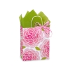 8 in. x 4.75 in. x 10 in. Medium (Cub) Rose Blossoms Paper Gift Bag 100% Recycled VOLUME DISCOUNTS