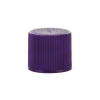 15-415 Purple Ribbed Non Dispensing Bottle Cap w/ Stipple Top & F-217 Liner